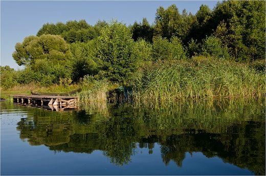 Jezioro Wigry w Zaktach.