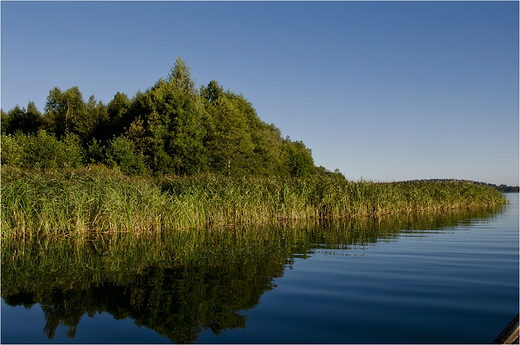 Jezioro Wigry w Zaktach.