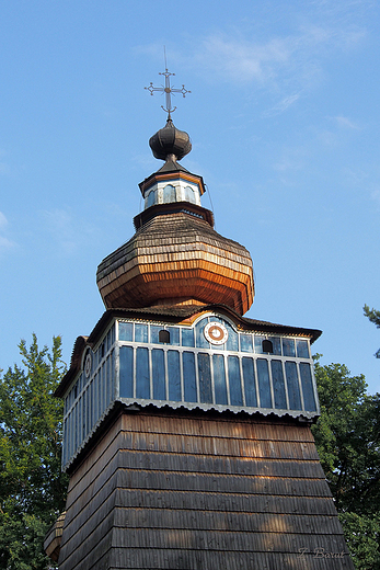 Muzeum Budownictwa Ludowego - cerkiew greckokatolicka, kopua - symbol nieba