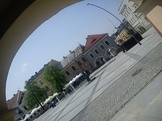 Podgldany Rynek w Kielcach