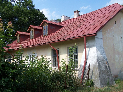 Zwierzyniec,d. urzad gminy - widok od podwrza.