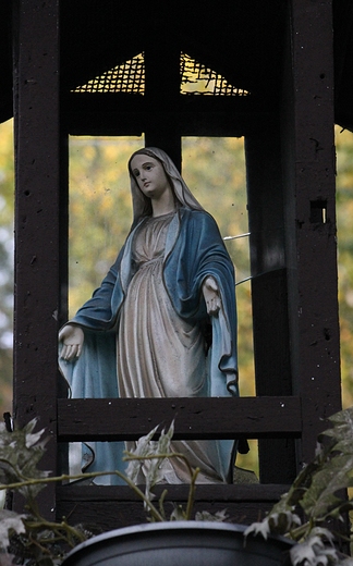 Figura Maryi z lenej kapliczki