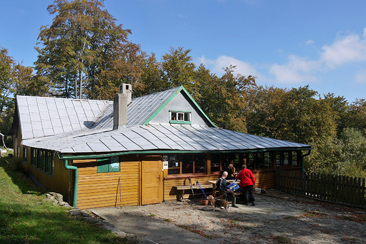 Hrobacza ka 828 m n.p.m.  Dom Turystyczno-Rekolekcyjny.