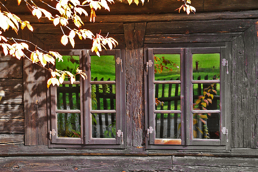 Park lski - skansen.