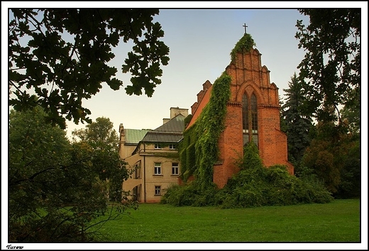 Turew - park, barokowy paac Chapowskich oraz kaplica pw. NMP Niepokalanego Poczcia