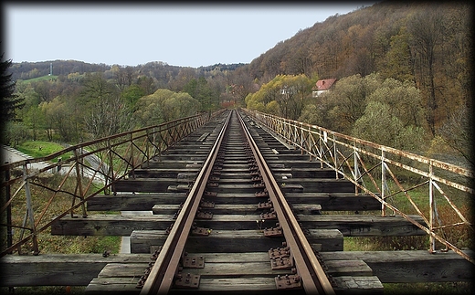 Nieczynny wiadukt kolejowy koo Lubachowa