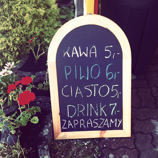 Menu. Zota Plaa w azach