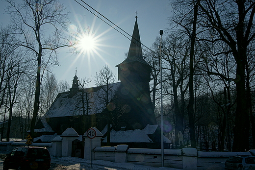 Gilowice - drewniany kościół