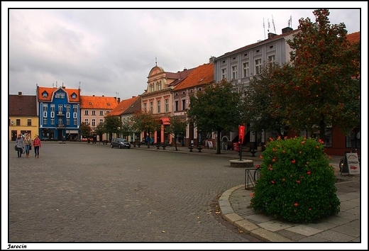 Jarocin - rynek i kamieniczki