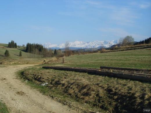 Tatry wysokie z Chochoowa, Podhale