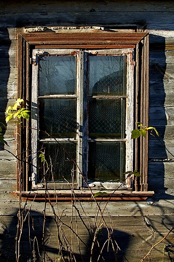 Okno starego domu