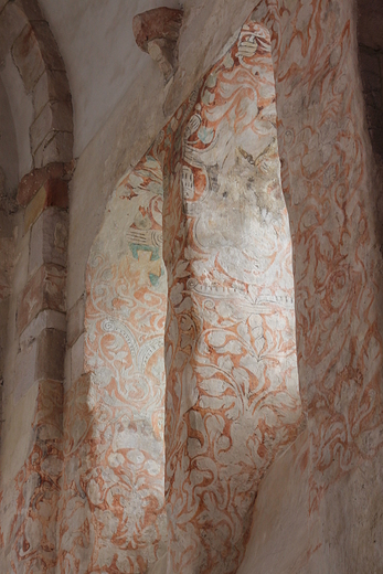 Przepięknie zachowane freski w świątyni