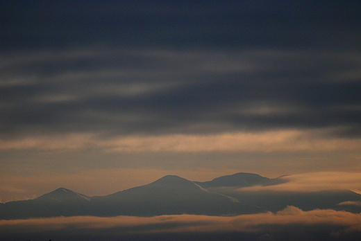 Widok na Tatry z Maciejowej