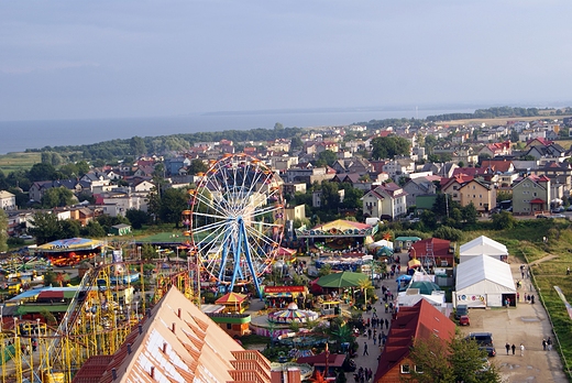 panorama miasta z wiey widokowej