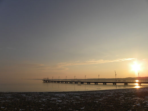 Jezioro Miedwie -   pomost.