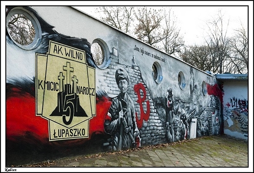 Kalisz - malowida na cze bohaterw walczcych o niepodlego Polski