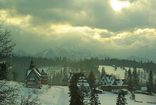 Bukowina Tatrzaska - Tatry w chmurach