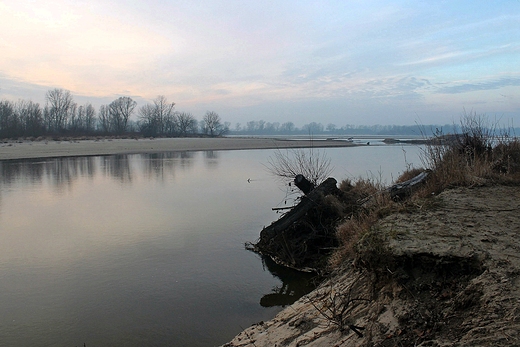 Widok na Wis na wysokoci Wysp Zawadowskich