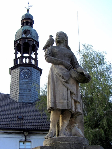 Pomnik Gołębiarki z 1914 roku
