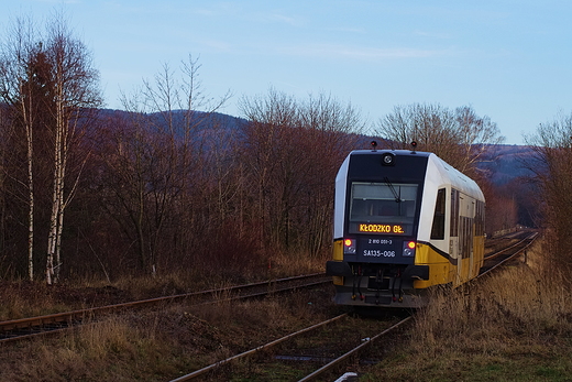 Szynobus na trasie Wabrzych-Kodzko