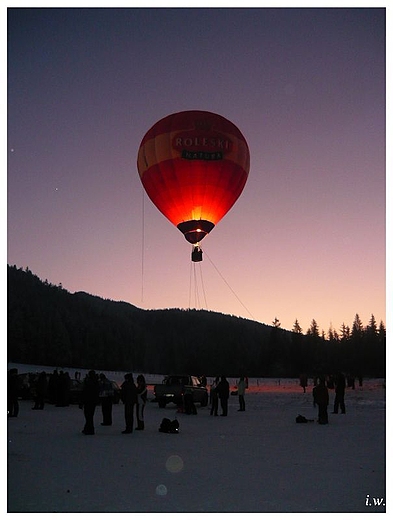 Balon z widokiem na Puchar wiata w skokach narciarskich Zakopane 2010