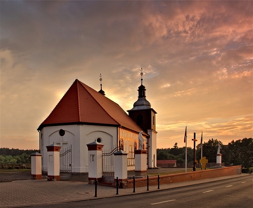 Skoki - szachulcowy koci w. Mikoaja.