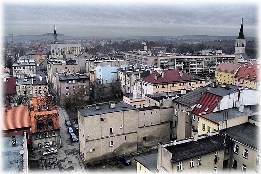 widoki z Krzywej Wiey- rynek