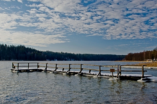 W styczniu nad Wigrami.