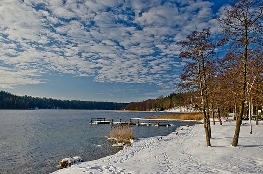 W styczniu nad Wigrami.