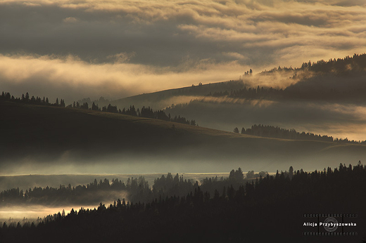 widok na Pieniny