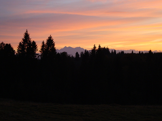 Na szlaku z Radziejowej...w tle Tatry