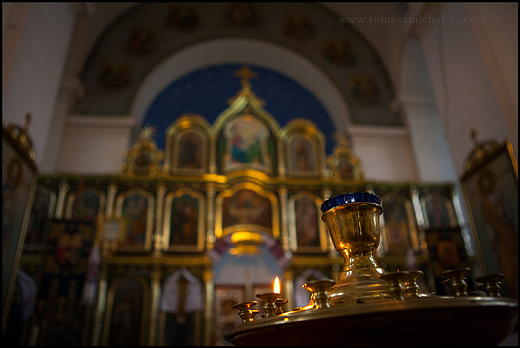 W tomaszowskiej cerkwi.