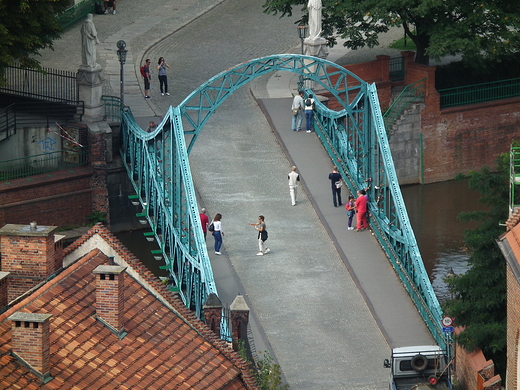 most Tumski na Ostrowie Tumskim Wrocaw - most zakochanych