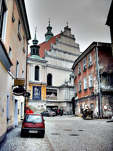 Lublin. Zauki przy kociele Dominikanw.