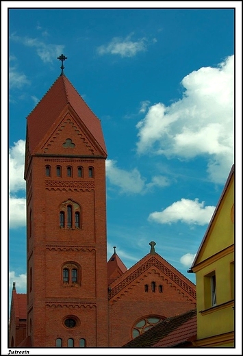 Jutrosin - neoromański kościół pw. św. Elżbiety  z lat 1900-1903