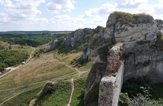 Fragment ruin zamku w Olsztynie kCzstochowy