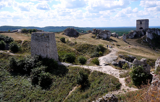 Widok na Jur z ruin zamku w Olsztynie kCzstochowy