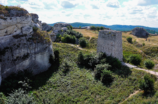 Widok na Jur z ruin zamku w Olsztynie kCzstochowy