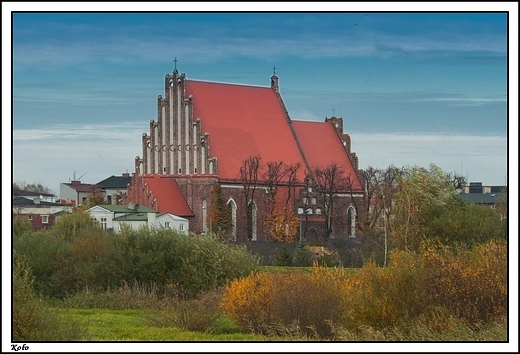 Koo - gotycki koci Podwyszenia witego Krzya _ widok z wau Warty