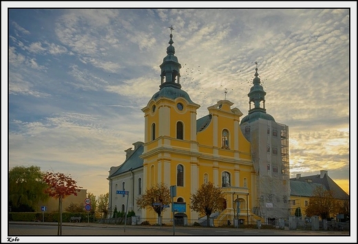 Koło - późnobarokowy kościół Nawiedzenia Najświętszej Maryi Panny i klasztor bernardynów