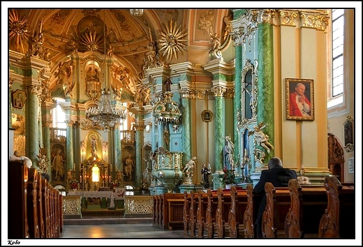 Koo - pnobarokowy koci Nawiedzenia Najwitszej Maryi Panny i klasztor bernardynw