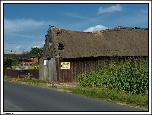 Skarszew - stara stodoa z pocztku XX w.