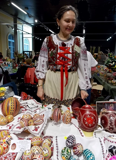 Warszawa. Kiermasz Wielkanocny w Pastwowym Muzeum Etnograficznym.