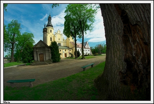 Warta - barokowy koci i klasztor Ojcw Bernardynw pw. Wniebowzicia NMP