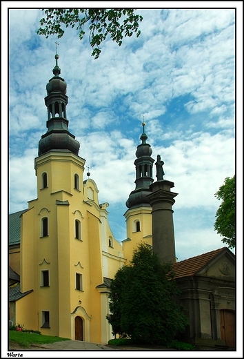 Warta - barokowy koci i klasztor Ojcw Bernardynw pw. Wniebowzicia NMP