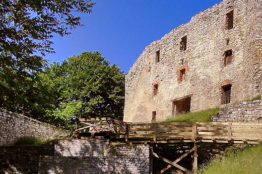 Babice - ruiny zamku Lipowiec.