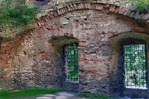 Babice - ruiny zamku Lipowiec.