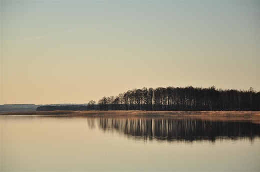 Jezioro Wigry, Zatoka Piaski - wieczr