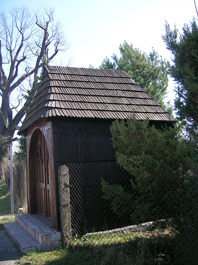 Drewniana kapliczka w. Barbary w Boronowie
