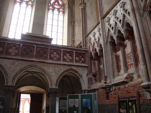 Wntrze gotyckiej kaplicy p.w. w.Becketa z Canterbury